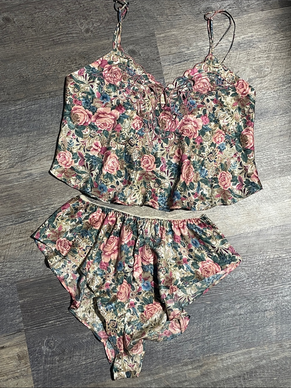 Vintage Victoria’s Secret Satin Cami Set